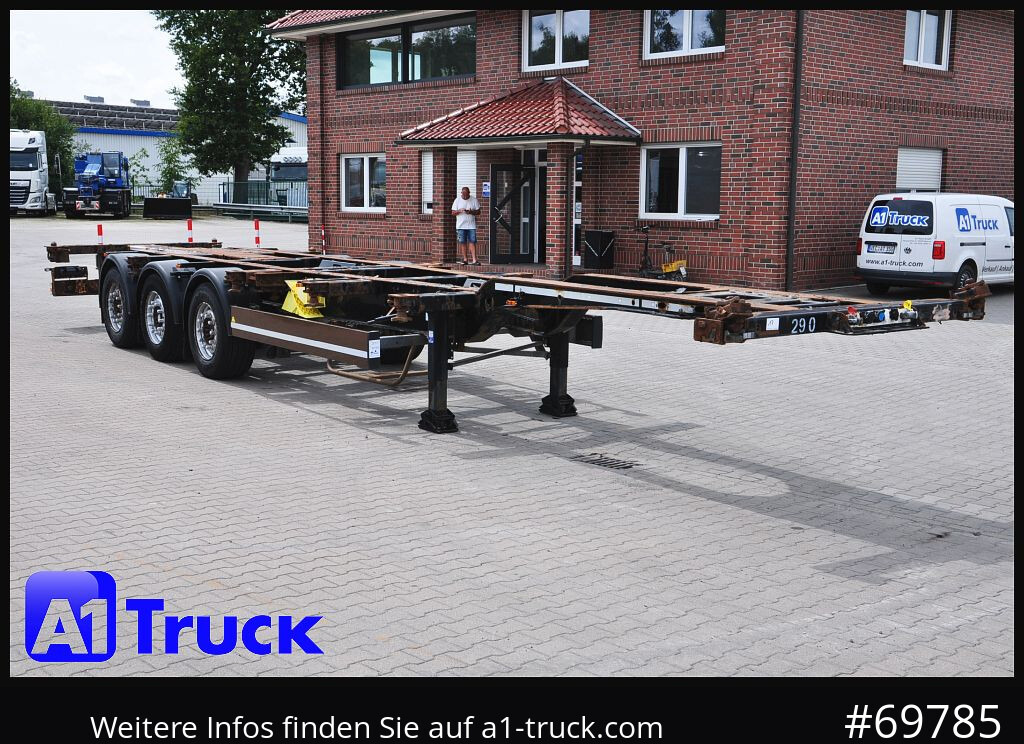 KRONE SDC, Lift SAF, 2x20/30/40 - Konteinerveduk/ Tõstukiga poolhaagis: pilt 1 KRONE SDC, Lift SAF, 2x20/30/40 - Konteinerveduk/ Tõstukiga poolhaagis: pilt 1