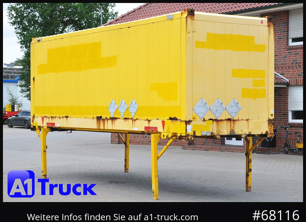 KRONE WB 7,45 Koffer, BDF Wechselbrücke 2560mm - Asenduskorpus - furgoon: pilt 1 KRONE WB 7,45 Koffer, BDF Wechselbrücke 2560mm - Asenduskorpus - furgoon: pilt 1