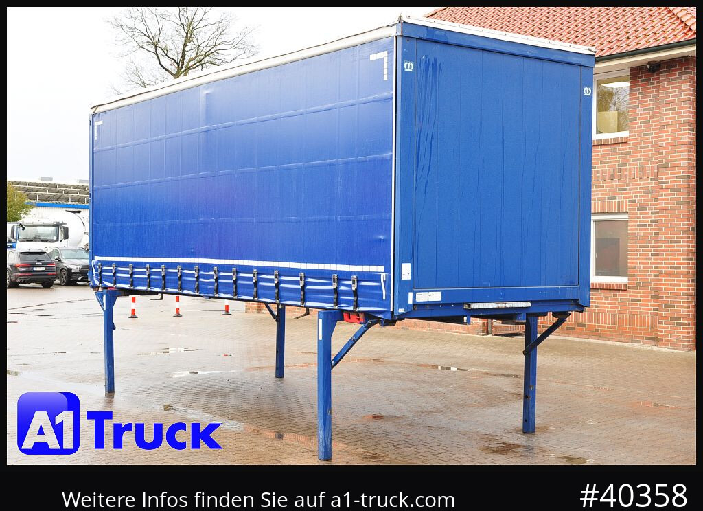 KRONE Wechselbrücke 7,45, Code XL, Bordwand, neue Plane - Kardinakülje vahetuskorpus: pilt 1 KRONE Wechselbrücke 7,45, Code XL, Bordwand, neue Plane - Kardinakülje vahetuskorpus: pilt 1