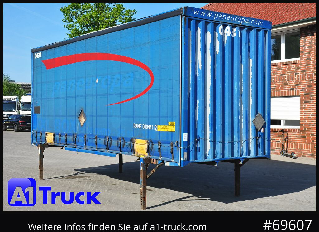 KRONE Wechselbrücke Jumbo BDF 7,82, Code XL, - Kardinakülje vahetuskorpus: pilt 1 KRONE Wechselbrücke Jumbo BDF 7,82, Code XL, - Kardinakülje vahetuskorpus: pilt 1