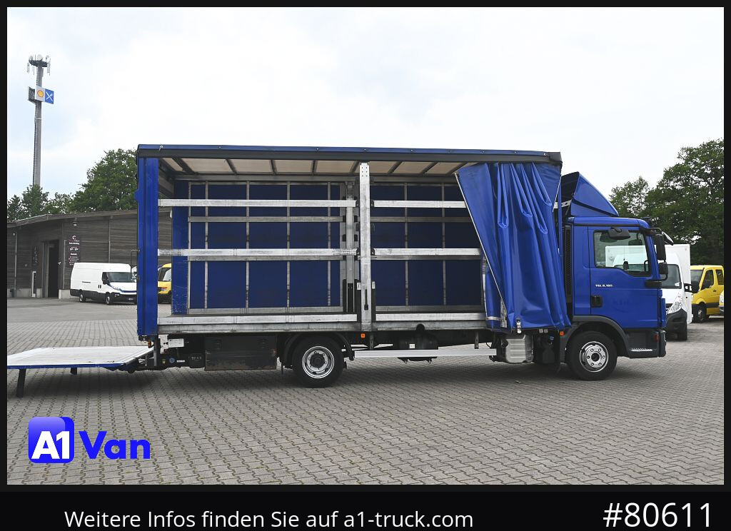 MAN TGL 8.180 4x2 Pritsche Plane, LBW, Klima - Tent tarbesõiduk: pilt 2 MAN TGL 8.180 4x2 Pritsche Plane, LBW, Klima - Tent tarbesõiduk: pilt 2