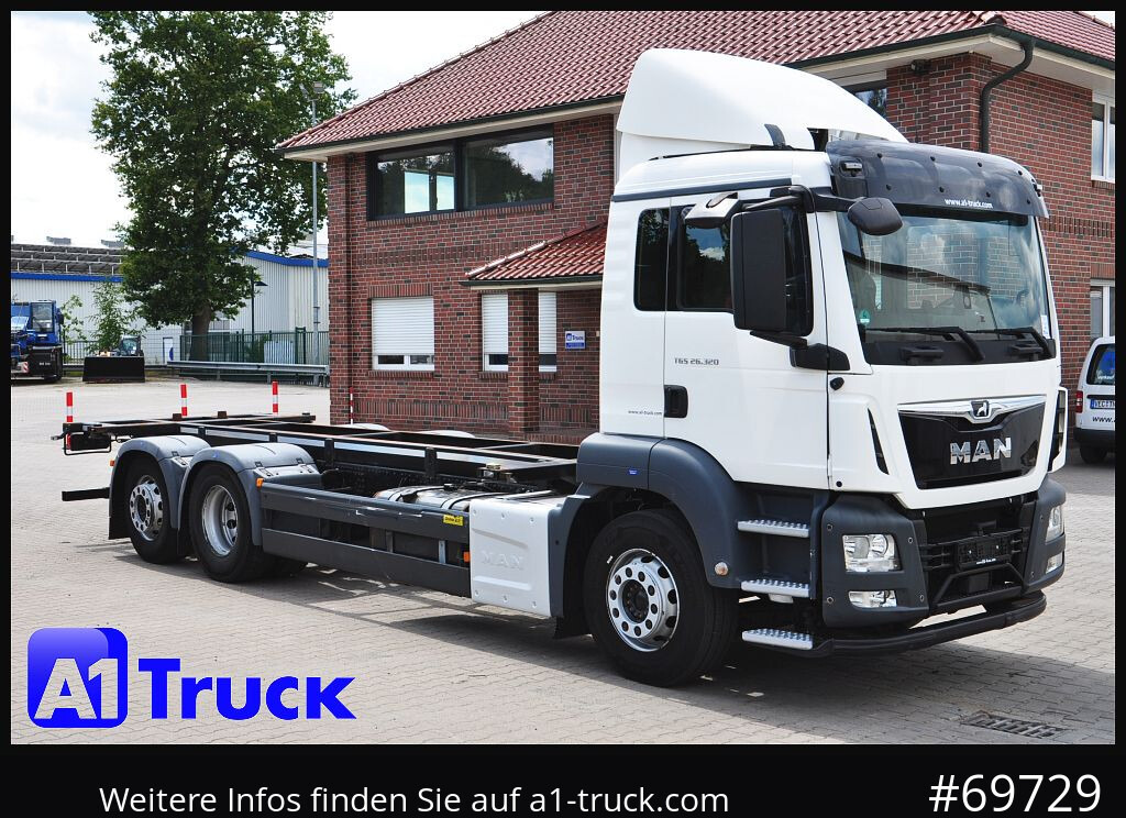 MAN TGS 26.320 LL BDF Lenkachse Stapler, 7.45 - Kabiinišassiiga veoauto: pilt 1 MAN TGS 26.320 LL BDF Lenkachse Stapler, 7.45 - Kabiinišassiiga veoauto: pilt 1