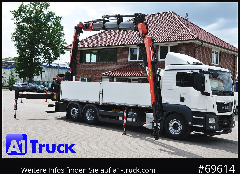 MAN TGS 26.440, PK27002 Jib 21m, Funk, Lift-Lenkachse, - Kraanaga veoauto: pilt 1 MAN TGS 26.440, PK27002 Jib 21m, Funk, Lift-Lenkachse, - Kraanaga veoauto: pilt 1