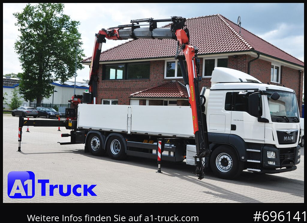 MAN TGS 26.440, PK27002 Jib 21m, Funk, Lift-Lenkachse, - Madelveok/ Platvormveok, Kraanaga veoauto: pilt 1 MAN TGS 26.440, PK27002 Jib 21m, Funk, Lift-Lenkachse, - Madelveok/ Platvormveok, Kraanaga veoauto: pilt 1