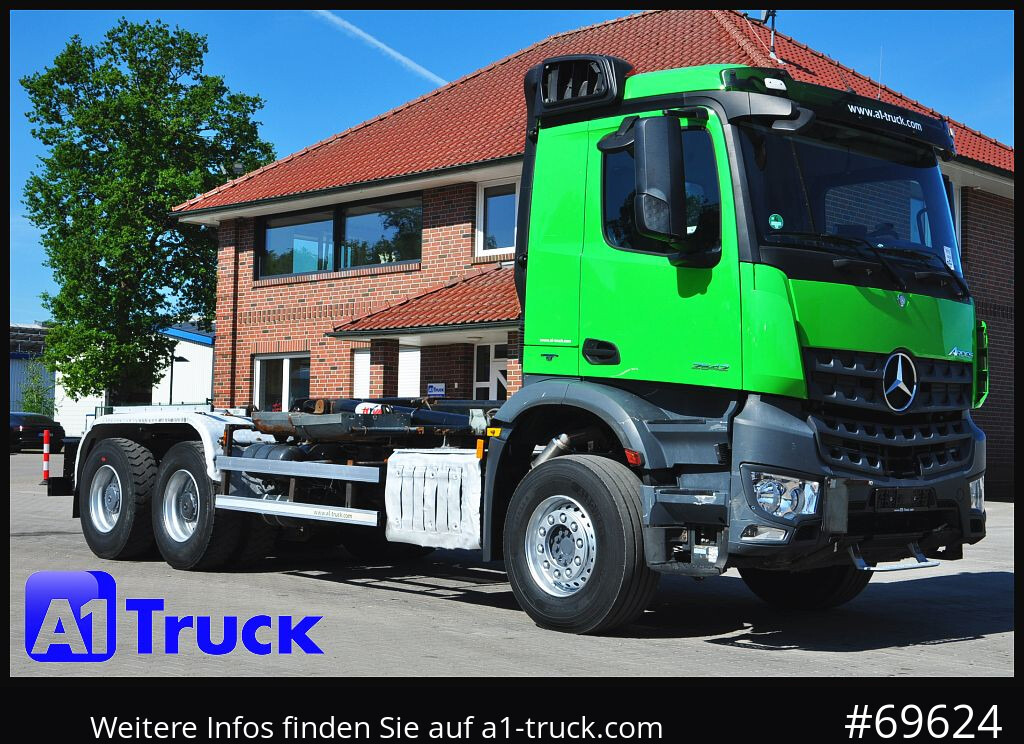 MERCEDES-BENZ Arocs 2542, Abrollkipper, 6x4, HYVA, - Konkstõstukiga veoauto: pilt 1 MERCEDES-BENZ Arocs 2542, Abrollkipper, 6x4, HYVA, - Konkstõstukiga veoauto: pilt 1