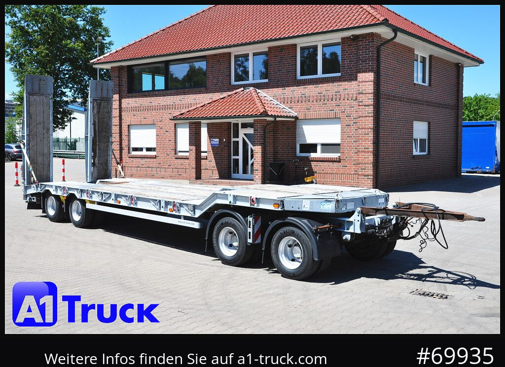MUELLER-MITTELTAL T4 Profi, 4 achs Tieflader, hydr. Rampen, - Madal platvorm järelhaagis: pilt 1 MUELLER-MITTELTAL T4 Profi, 4 achs Tieflader, hydr. Rampen, - Madal platvorm järelhaagis: pilt 1