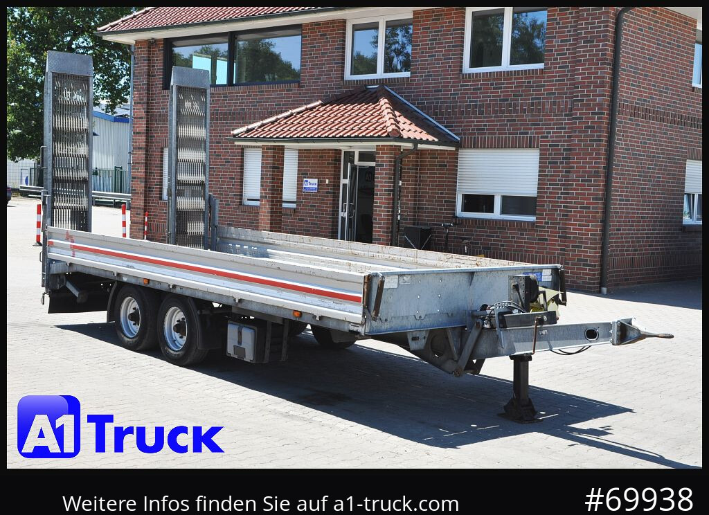 MUELLER-MITTELTAL Tandem Tieflader 11,9t. Rampen, L6,2m, - Madal platvorm järelhaagis: pilt 1 MUELLER-MITTELTAL Tandem Tieflader 11,9t. Rampen, L6,2m, - Madal platvorm järelhaagis: pilt 1