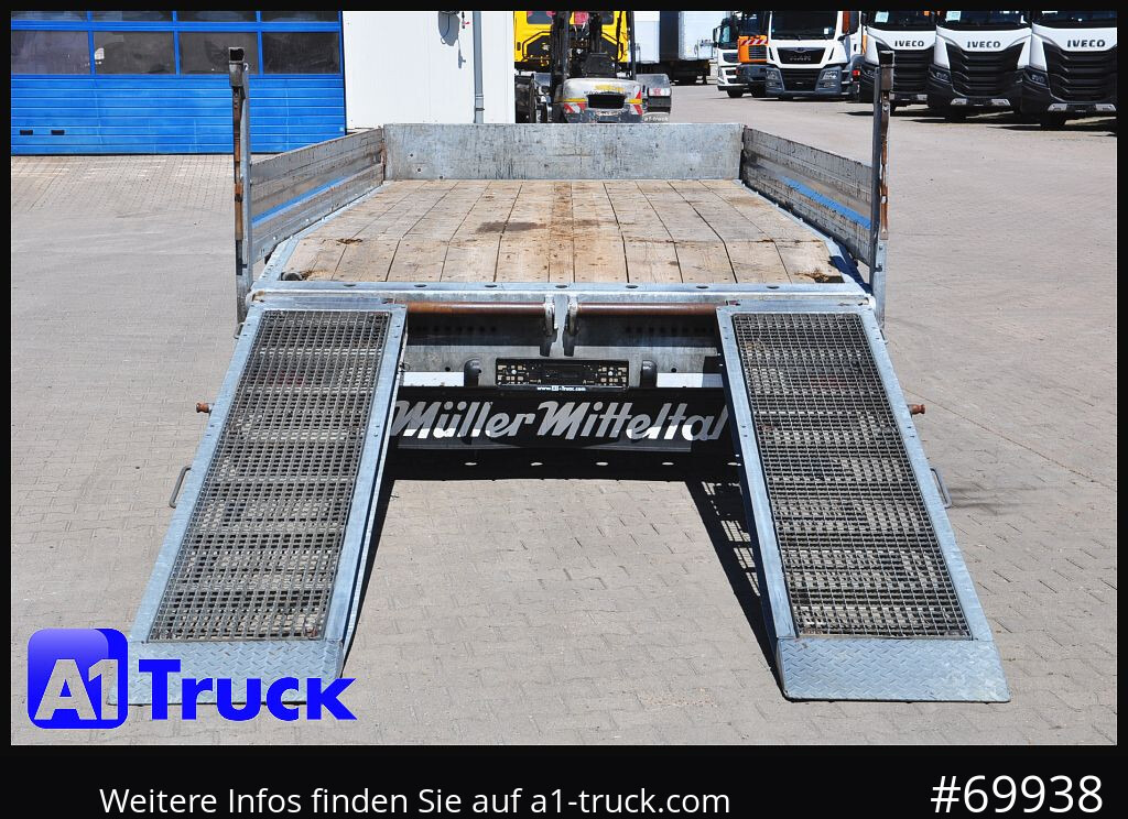 MUELLER-MITTELTAL Tandem Tieflader 11,9t. Rampen, L6,2m, - Madal platvorm järelhaagis: pilt 2 MUELLER-MITTELTAL Tandem Tieflader 11,9t. Rampen, L6,2m, - Madal platvorm järelhaagis: pilt 2