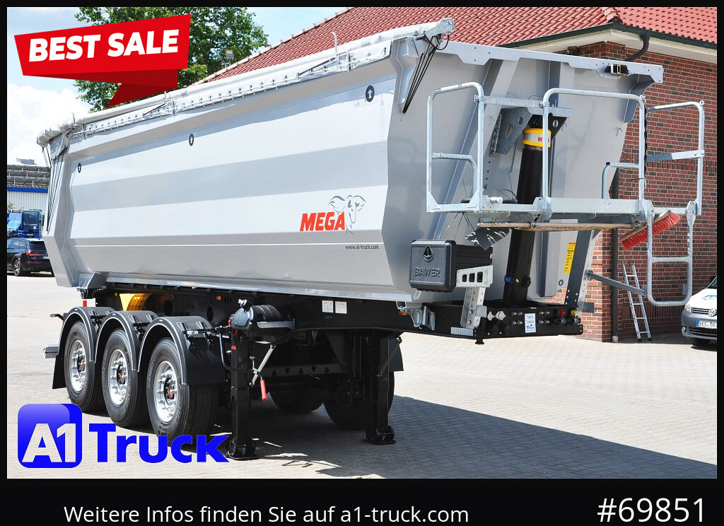 REISCH Mega 28m³ Lift Stahl SAF Hardox - Kallur-poolhaagis: pilt 1 REISCH Mega 28m³ Lift Stahl SAF Hardox - Kallur-poolhaagis: pilt 1