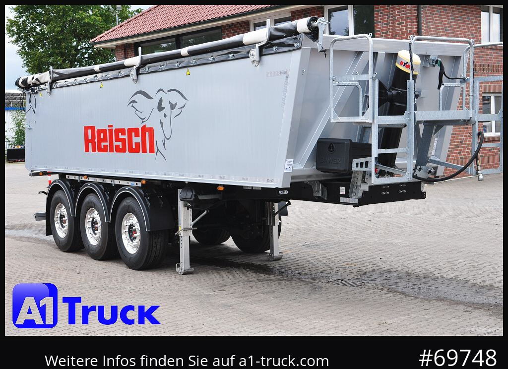 REISCH RHKS, Alu-Kippmulde 26m³, Lift SAF, - Kallur-poolhaagis: pilt 1 REISCH RHKS, Alu-Kippmulde 26m³, Lift SAF, - Kallur-poolhaagis: pilt 1