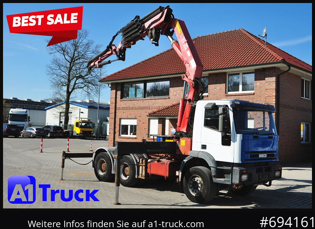 IVECO-MAGIRUS 420 6x4, HMF3722 Jib Funk Seilwinde, - Sadulveok: pilt 1 IVECO-MAGIRUS 420 6x4, HMF3722 Jib Funk Seilwinde, - Sadulveok: pilt 1