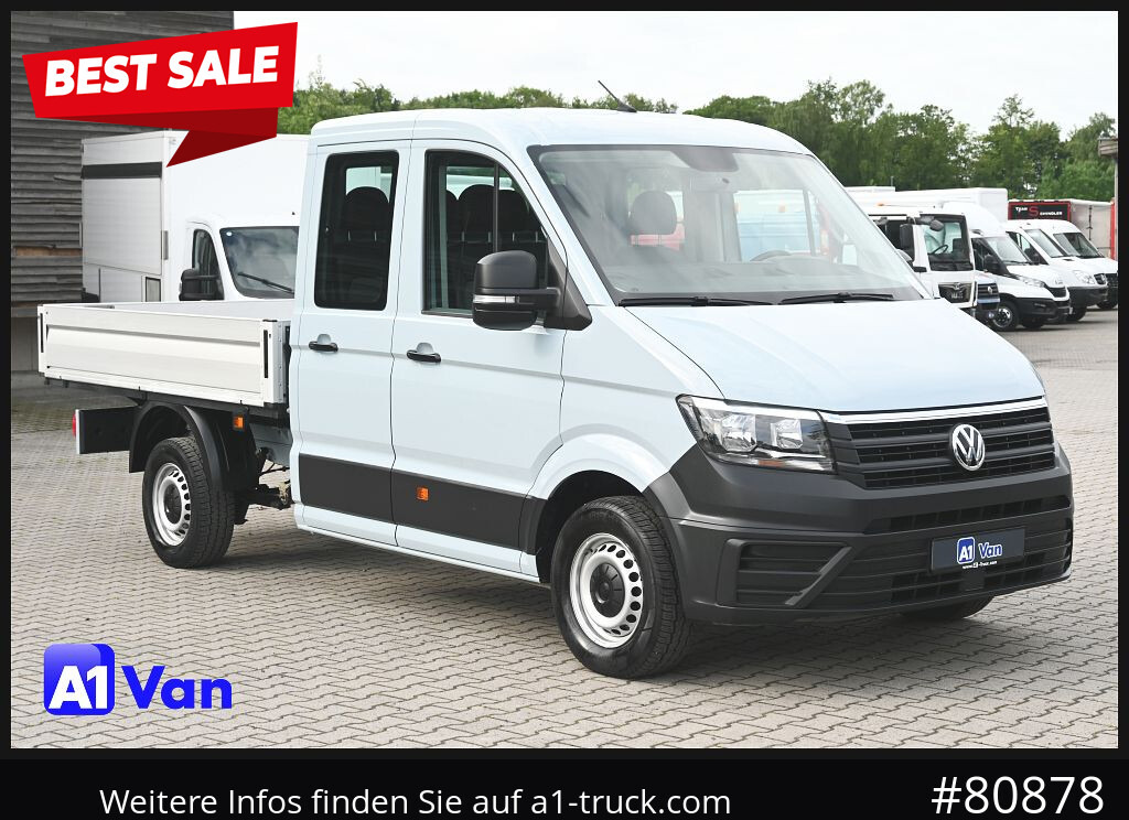 VOLKSWAGEN Crafter 35 Pritsche Doka, AHK, 7-Sitzer, Heckantrieb - Madelauto, Meeskonnaauto: pilt 1 VOLKSWAGEN Crafter 35 Pritsche Doka, AHK, 7-Sitzer, Heckantrieb - Madelauto, Meeskonnaauto: pilt 1