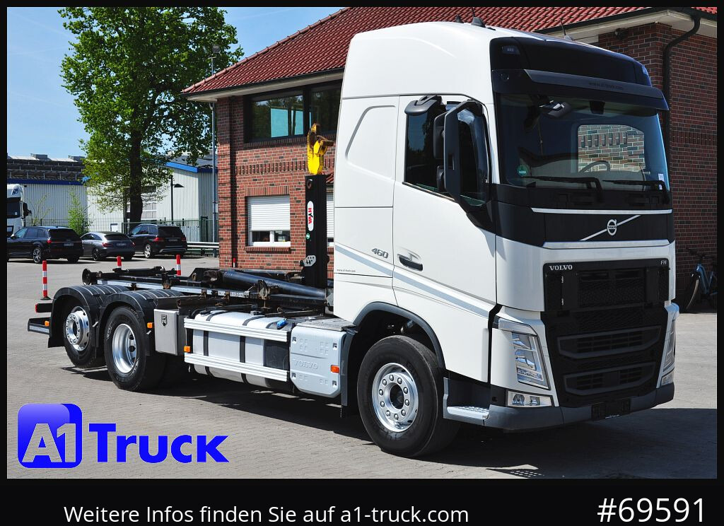 VOLVO FH 460 XL, HYVA Abrollkipper, Liftachse, - Konkstõstukiga veoauto: pilt 1 VOLVO FH 460 XL, HYVA Abrollkipper, Liftachse, - Konkstõstukiga veoauto: pilt 1