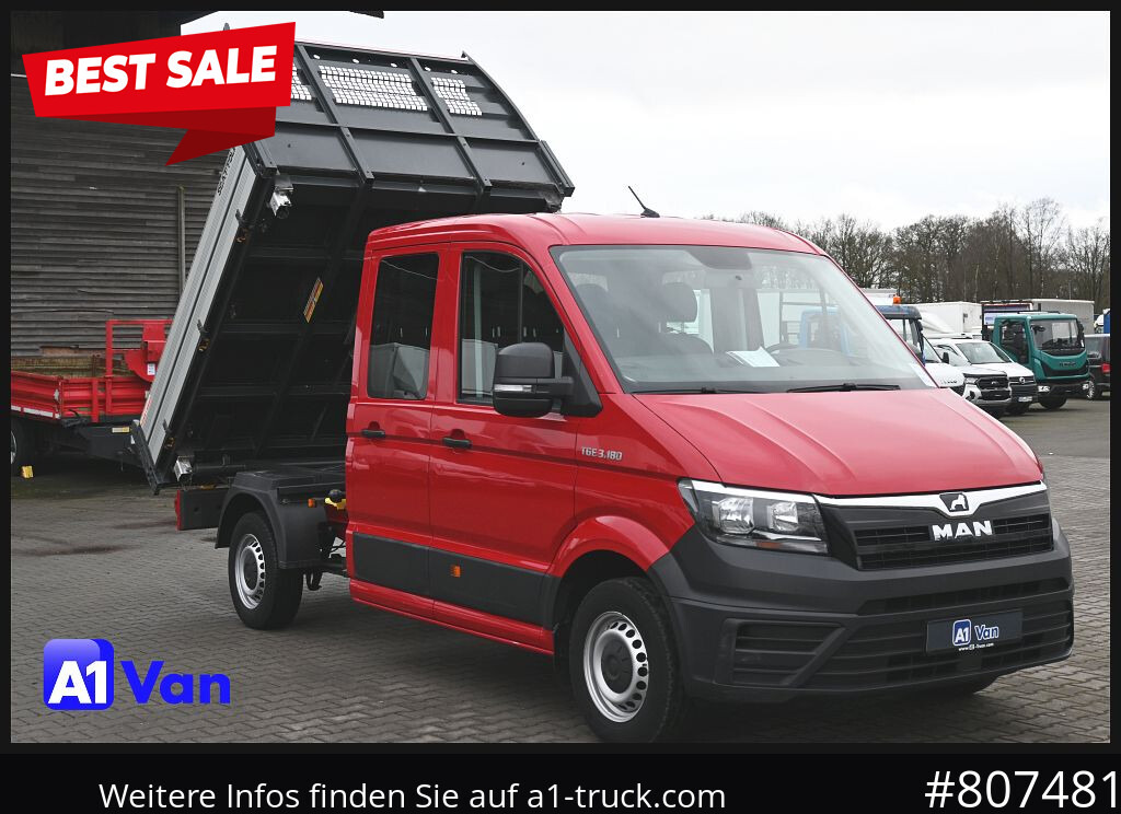 MAN TGE 3.180 Doka Kipper,Klima, AHK - Veoauto: pilt 1 MAN TGE 3.180 Doka Kipper,Klima, AHK - Veoauto: pilt 1