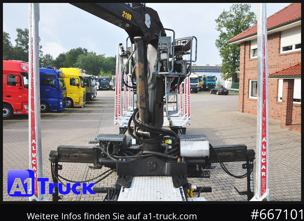Veoauto, Kraanaga veoauto MAN TGX 26.480, Holz Kesla 2109, 6x4,: pilt 14