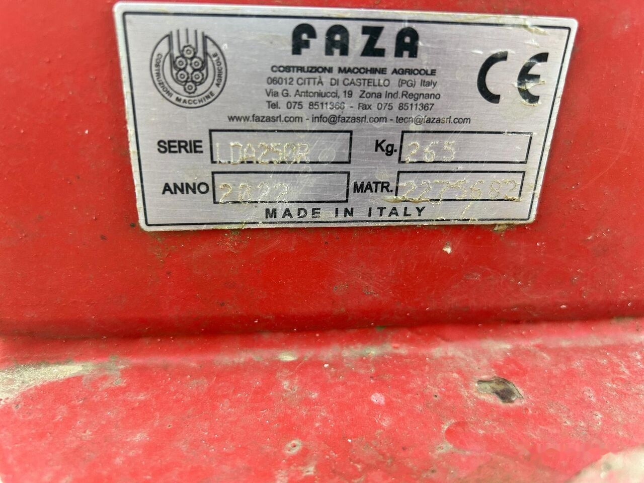 FAZA LDA/250 R - Maaharimisseadmed: pilt 3 FAZA LDA/250 R - Maaharimisseadmed: pilt 3