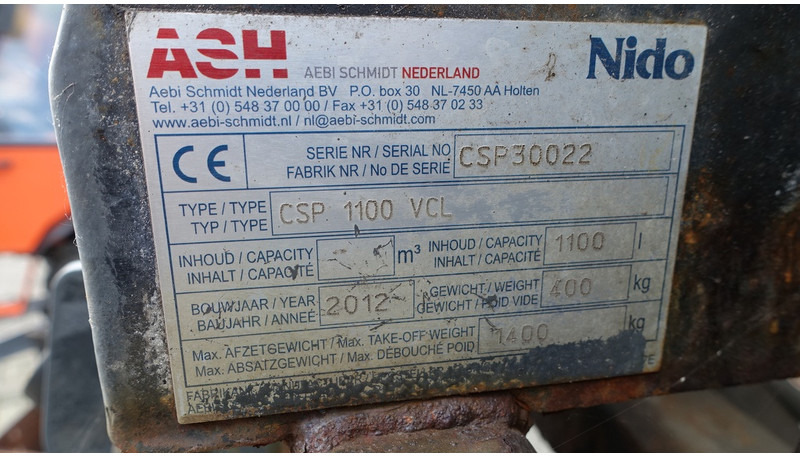 NIDO Schmidt CSP100 Zoutsproeimachine - Haagis: pilt 4 NIDO Schmidt CSP100 Zoutsproeimachine - Haagis: pilt 4