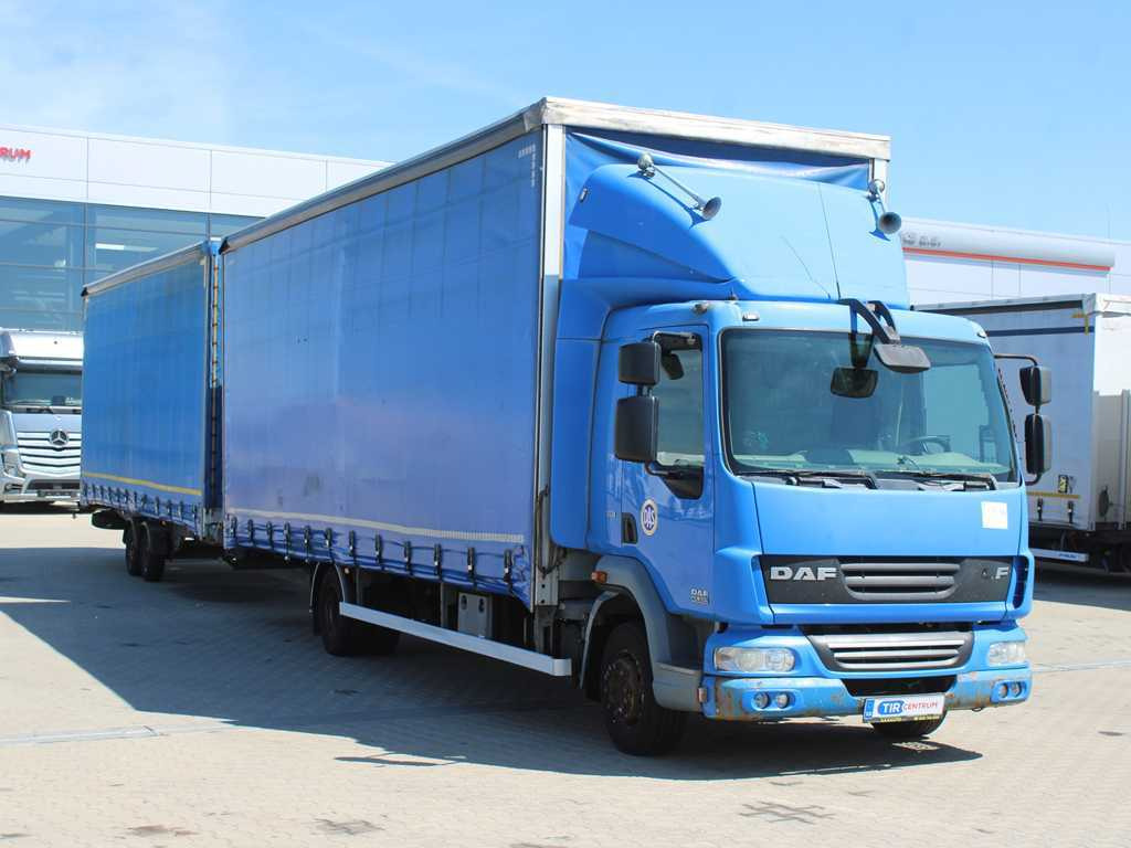 DAF FA LF 45, EURO 5, TYRES 80% + AGADOS TRAILER - Tent veoauto: pilt 3 DAF FA LF 45, EURO 5, TYRES 80% + AGADOS TRAILER - Tent veoauto: pilt 3