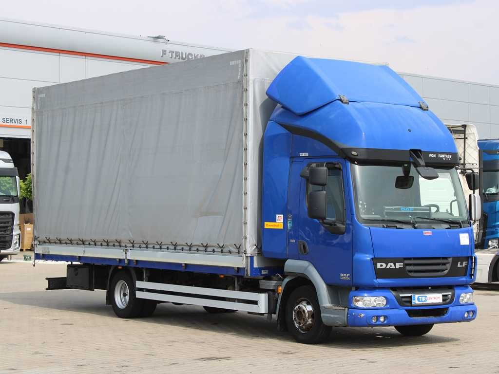 DAF LF 45.220, EURO 5 EEV, SLEEPING CABIN,SIDE-WALLS - Tent veoauto: pilt 2 DAF LF 45.220, EURO 5 EEV, SLEEPING CABIN,SIDE-WALLS - Tent veoauto: pilt 2