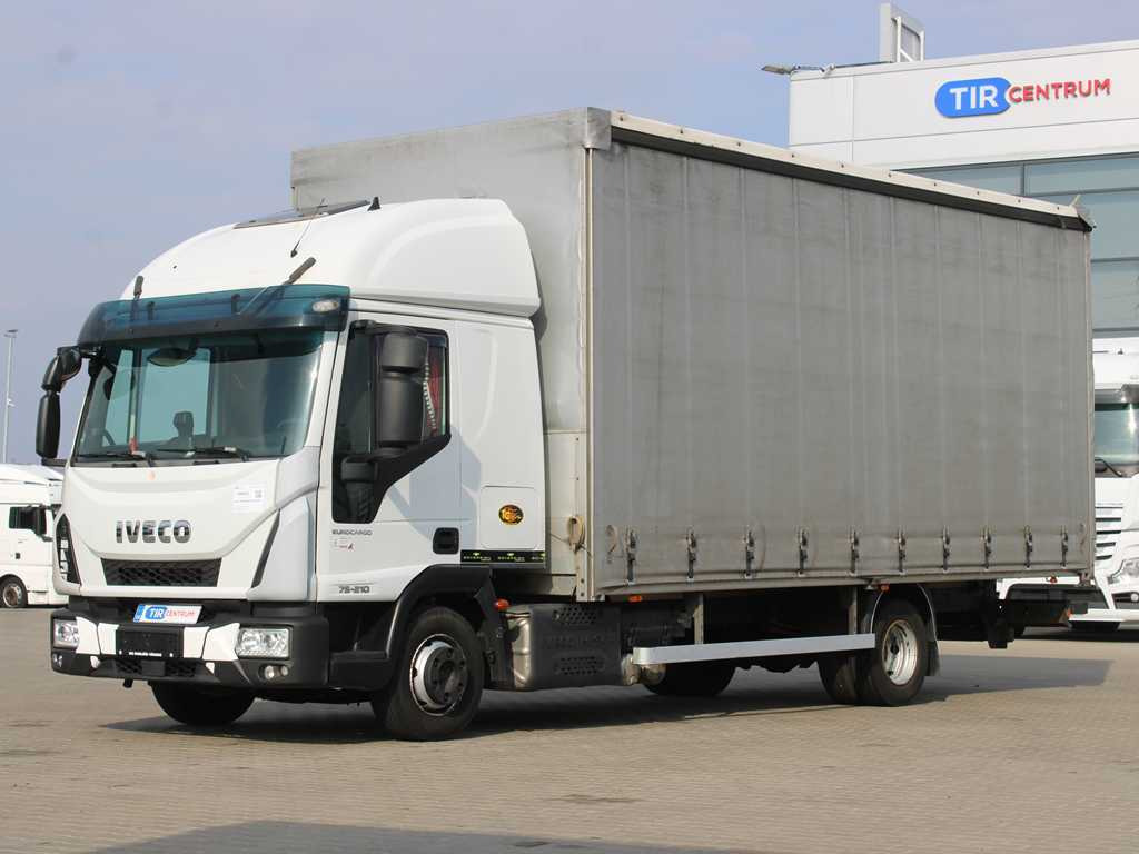 Iveco EUROCARGO 75E210, EURO 6, PNEU 80% - Tent veoauto: pilt 1 Iveco EUROCARGO 75E210, EURO 6, PNEU 80% - Tent veoauto: pilt 1