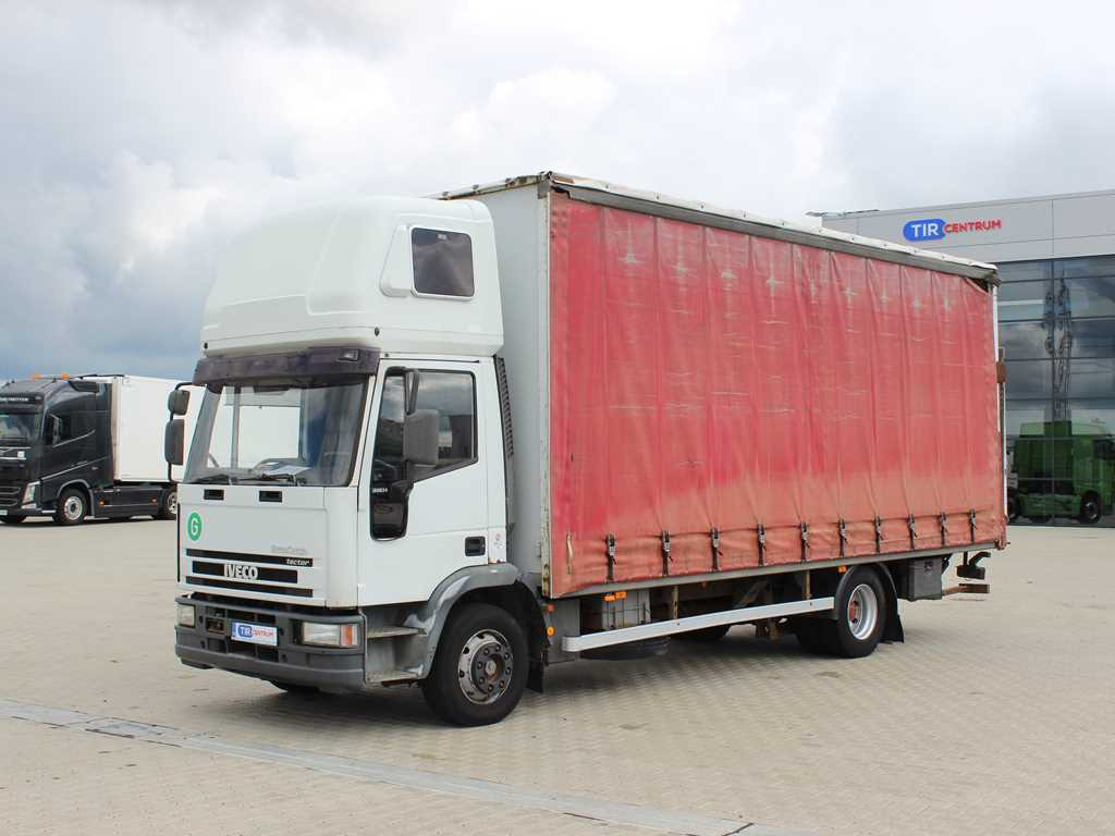 Iveco EUROCARGO ML 120 E, EURO 3, SLEEPING BODY, HYDRAULIC FRONT - Tent veoauto: pilt 1 Iveco EUROCARGO ML 120 E, EURO 3, SLEEPING BODY, HYDRAULIC FRONT - Tent veoauto: pilt 1