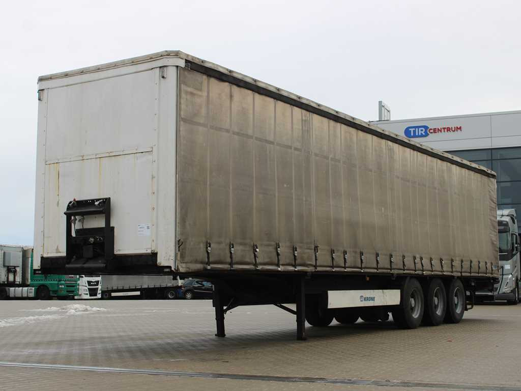Krone KRONE SDP 27 WKE, LIFTING AXLE - Tentpoolhaagis: pilt 1 Krone KRONE SDP 27 WKE, LIFTING AXLE - Tentpoolhaagis: pilt 1
