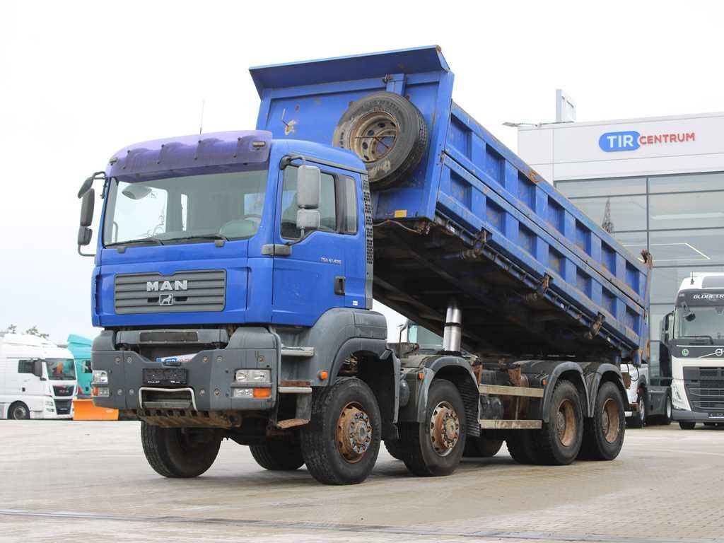 MAN TGA 41.480, 8X6, THREE-SIDED, EURO 3, RETARDER - Kallurauto: pilt 1 MAN TGA 41.480, 8X6, THREE-SIDED, EURO 3, RETARDER - Kallurauto: pilt 1