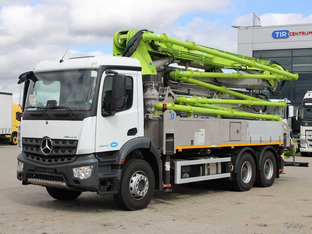 Mercedes-Benz ACTROS 2840, 6X4, Car pump ZOOMLION ZL36X-5Z - Betoonipump: pilt 1 Mercedes-Benz ACTROS 2840, 6X4, Car pump ZOOMLION ZL36X-5Z - Betoonipump: pilt 1