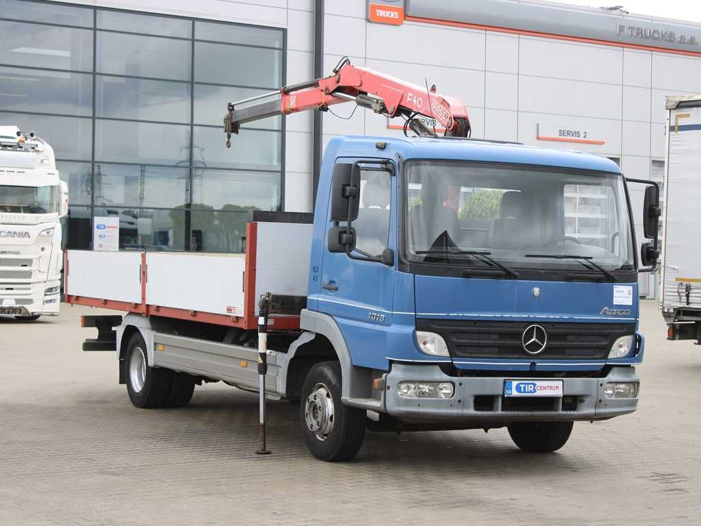 Mercedes-Benz ATEGO 1018, EURO 3, CRANE FASSI F40A.21 - Madelveok/ Platvormveok, Kraanaga veoauto: pilt 2 Mercedes-Benz ATEGO 1018, EURO 3, CRANE FASSI F40A.21 - Madelveok/ Platvormveok, Kraanaga veoauto: pilt 2
