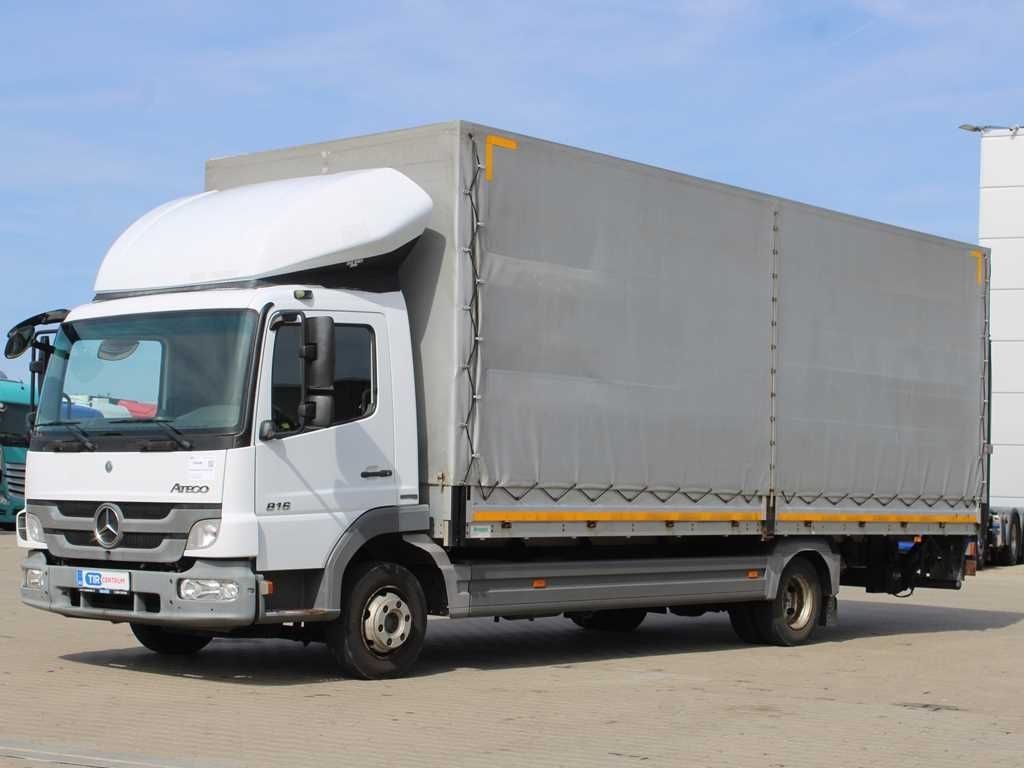 Mercedes-Benz ATEGO 816, EURO 5, TAIL LIFT, SIDEWALLS - Tent tarbesõiduk: pilt 1 Mercedes-Benz ATEGO 816, EURO 5, TAIL LIFT, SIDEWALLS - Tent tarbesõiduk: pilt 1