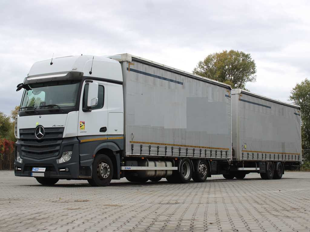 Mercedes-Benz Actros 2542, 6X2, LIFTING AXLE + PANAV TVK18M - Tent veoauto: pilt 1 Mercedes-Benz Actros 2542, 6X2, LIFTING AXLE + PANAV TVK18M - Tent veoauto: pilt 1