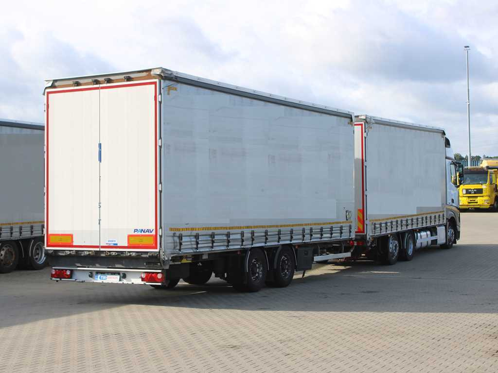 Mercedes-Benz Actros 2542, 6X2, LIFTING AXLE + PANAV TVK18M - Tent veoauto: pilt 4 Mercedes-Benz Actros 2542, 6X2, LIFTING AXLE + PANAV TVK18M - Tent veoauto: pilt 4
