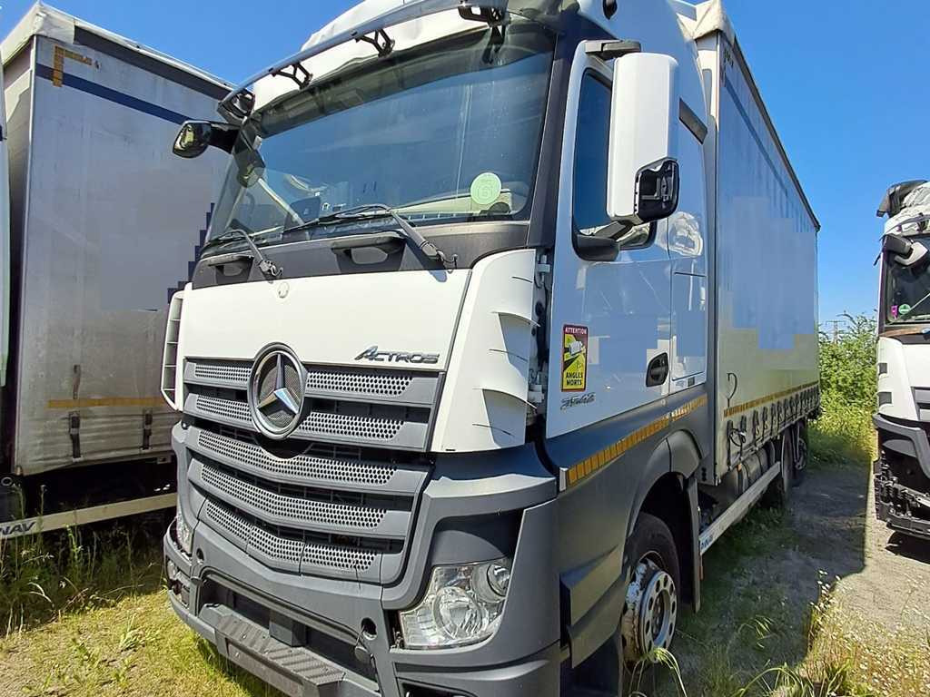 Mercedes-Benz Actros 2542, 6X2 + PANAV TVK18M - Tent veoauto: pilt 1 Mercedes-Benz Actros 2542, 6X2 + PANAV TVK18M - Tent veoauto: pilt 1