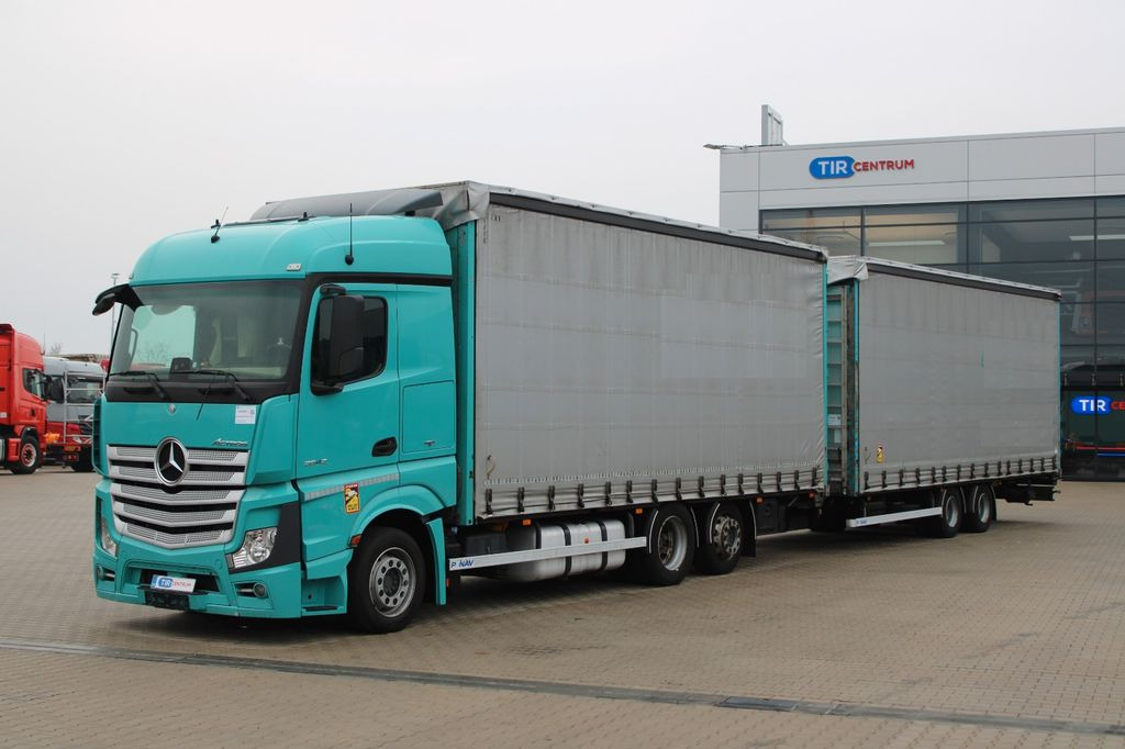 Mercedes-Benz Actros 2542, 6x2,EURO 6 + TRAILER PANAV TV018L - Tent veoauto: pilt 1 Mercedes-Benz Actros 2542, 6x2,EURO 6 + TRAILER PANAV TV018L - Tent veoauto: pilt 1
