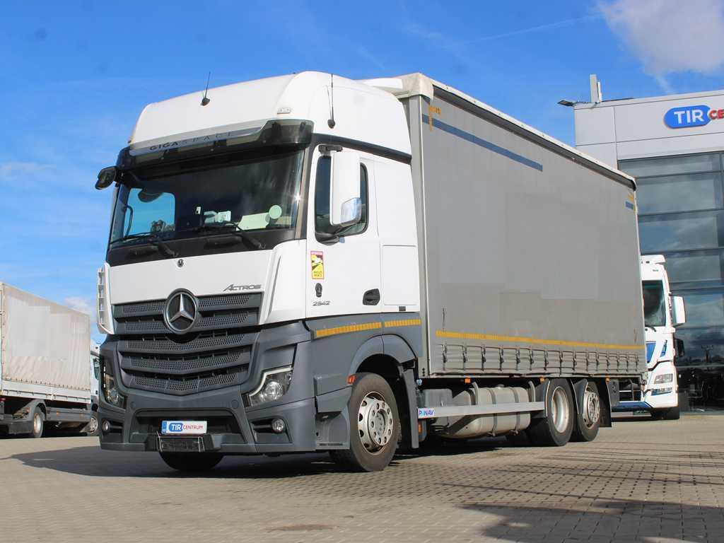 Mercedes-Benz Actros 2542, EURO 6, 6X2, NAVIGATION - Tent veoauto: pilt 1 Mercedes-Benz Actros 2542, EURO 6, 6X2, NAVIGATION - Tent veoauto: pilt 1