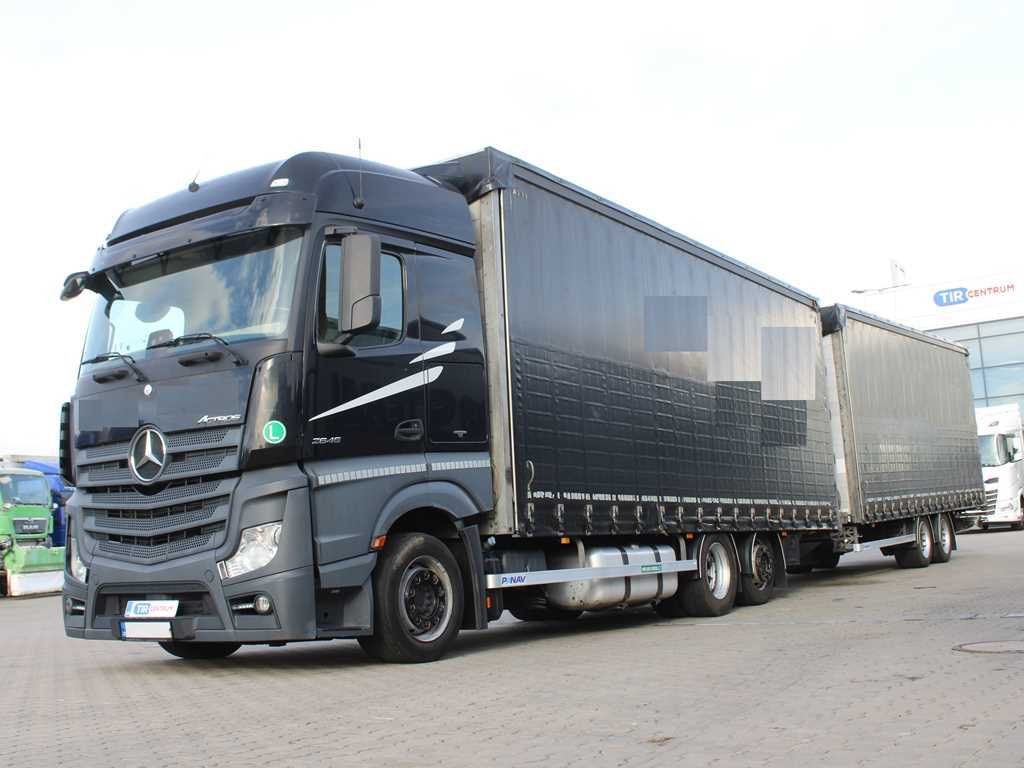 Mercedes-Benz Actros 2545, 6X2, EURO 6, AIR SUSPENSION + PANAV - Tent veoauto: pilt 1 Mercedes-Benz Actros 2545, 6X2, EURO 6, AIR SUSPENSION + PANAV - Tent veoauto: pilt 1