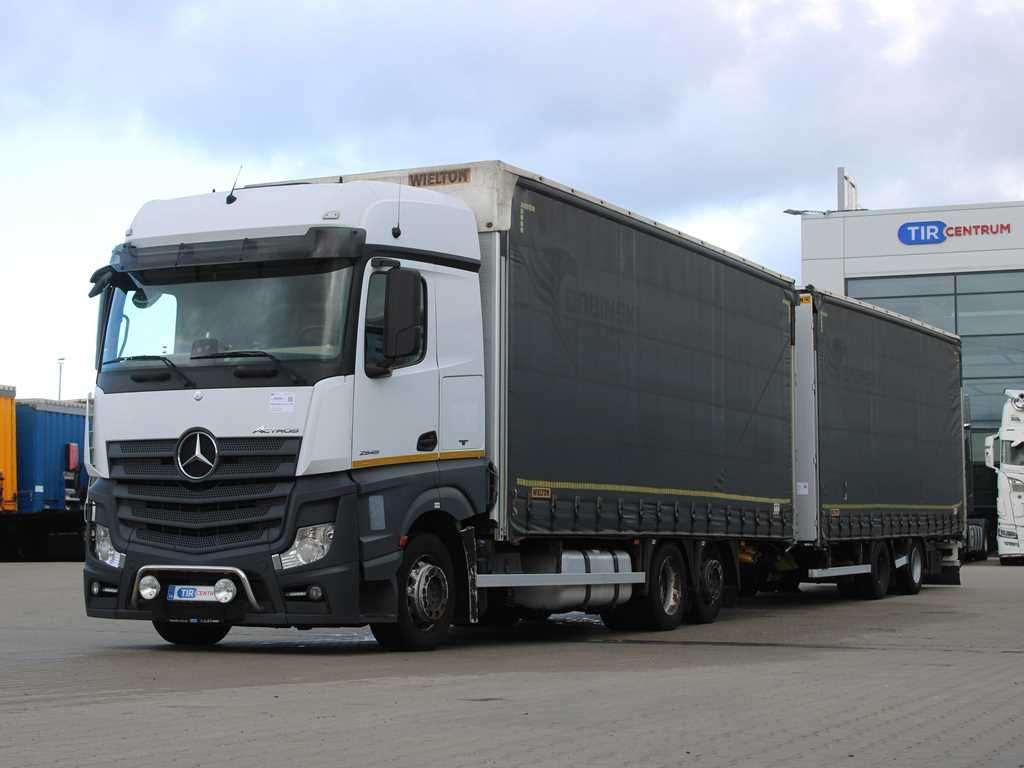 Mercedes-Benz Actros 2545, TRANZIT SET, LIFTING AXLE, EURO 6 - Tent veoauto: pilt 1 Mercedes-Benz Actros 2545, TRANZIT SET, LIFTING AXLE, EURO 6 - Tent veoauto: pilt 1