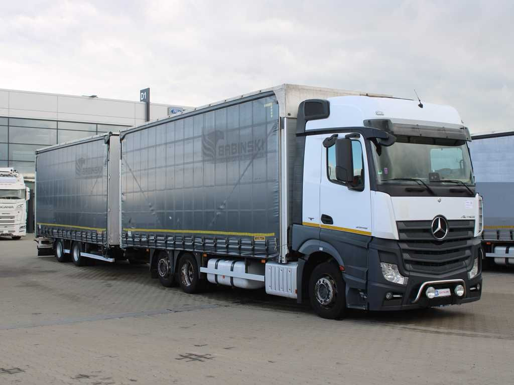Mercedes-Benz Actros 2545, TRANZIT SET, LIFTING AXLE, EURO 6 - Tent veoauto: pilt 2 Mercedes-Benz Actros 2545, TRANZIT SET, LIFTING AXLE, EURO 6 - Tent veoauto: pilt 2