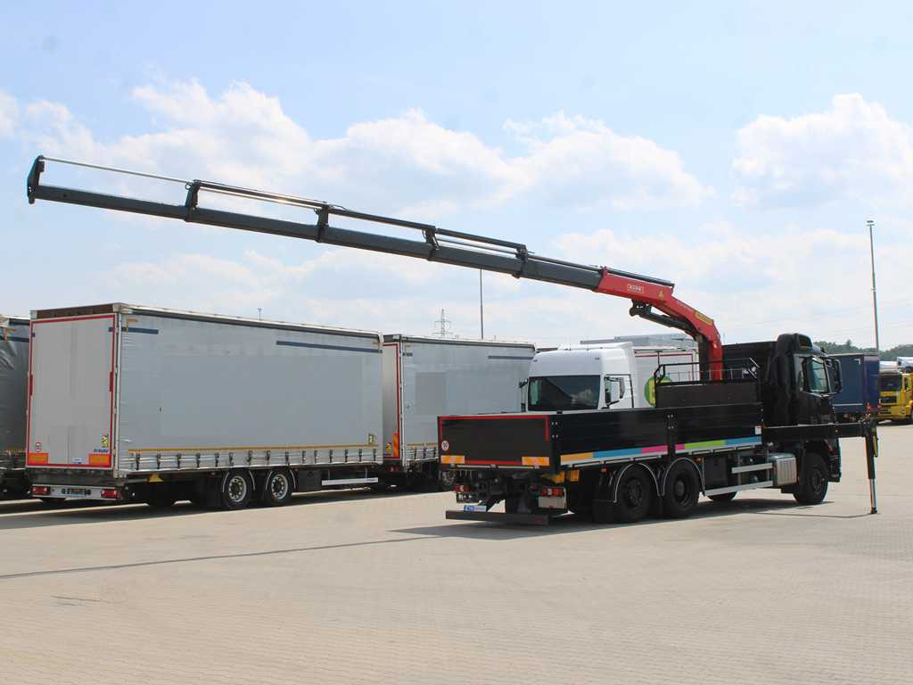 Mercedes-Benz Arocs 2542, 6X2, EURO 6, SIDE PANEL, NAVIGATION, CAMERA, PALFINGER PK 24.001 SLD5 - Madelveok/ Platvormveok, Kraanaga veoauto: pilt 4 Mercedes-Benz Arocs 2542, 6X2, EURO 6, SIDE PANEL, NAVIGATION, CAMERA, PALFINGER PK 24.001 SLD5 - Madelveok/ Platvormveok, Kraanaga veoauto: pilt 4