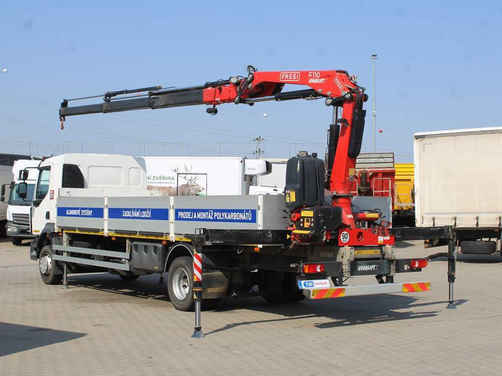 Renault D 250, EURO 6, SIDE, HYDRAULIC ARM FASSI F110 - Madelveok/ Platvormveok, Kraanaga veoauto: pilt 5 Renault D 250, EURO 6, SIDE, HYDRAULIC ARM FASSI F110 - Madelveok/ Platvormveok, Kraanaga veoauto: pilt 5