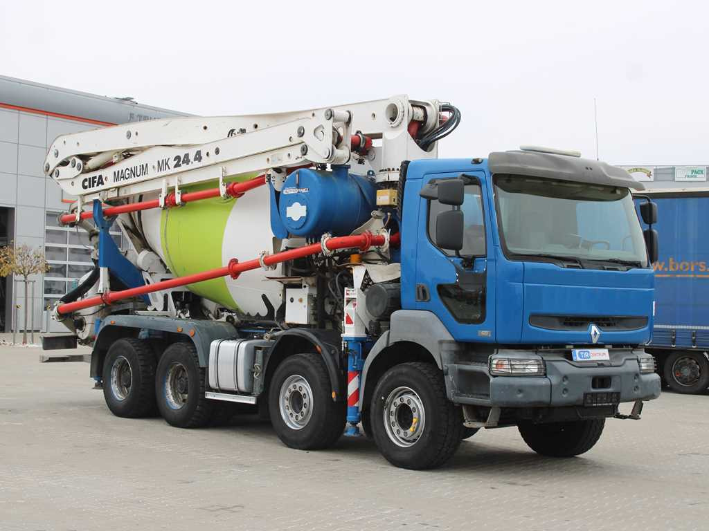 Renault KERAX 420, EURO 3, 7m3, 8X4, CIFA MAGNUM MK 24.4 CONCRETE PUMP - Pumi: pilt 3 Renault KERAX 420, EURO 3, 7m3, 8X4, CIFA MAGNUM MK 24.4 CONCRETE PUMP - Pumi: pilt 3
