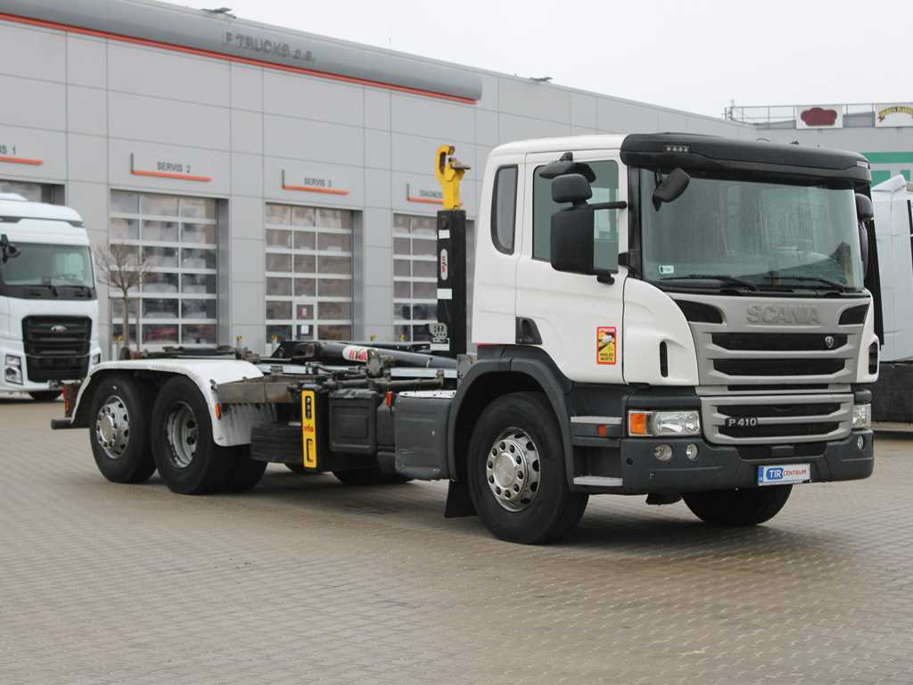 Scania P410, EURO 6, 6X2, CONTAINER HOOK CARRIER, LIFTING AXLE - Konkstõstukiga veoauto: pilt 3 Scania P410, EURO 6, 6X2, CONTAINER HOOK CARRIER, LIFTING AXLE - Konkstõstukiga veoauto: pilt 3