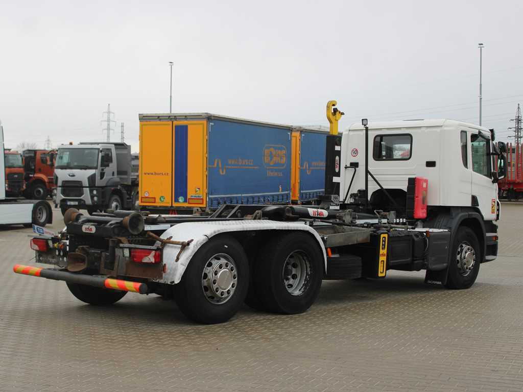 Scania P410, EURO 6, 6X2, CONTAINER HOOK CARRIER, LIFTING AXLE - Konkstõstukiga veoauto: pilt 4 Scania P410, EURO 6, 6X2, CONTAINER HOOK CARRIER, LIFTING AXLE - Konkstõstukiga veoauto: pilt 4