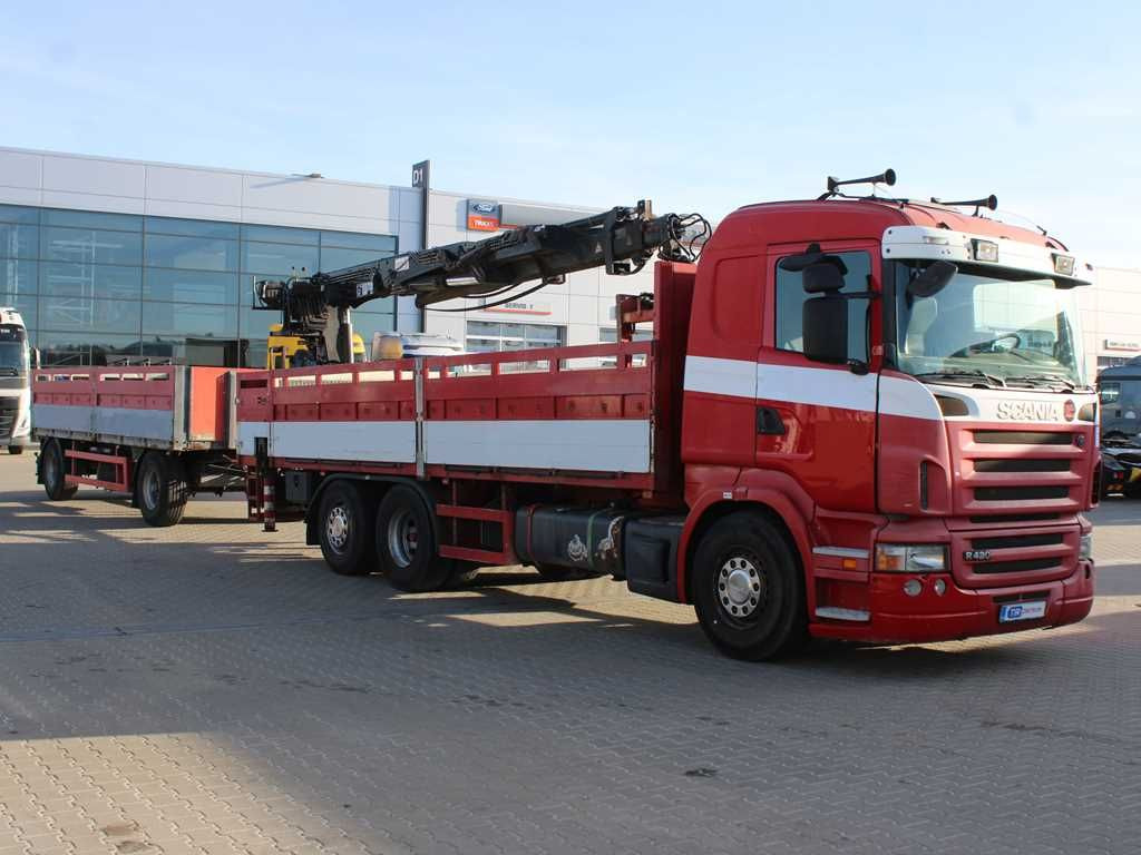 Scania R380,EURO 3,6X2,LIFTING AXLE,HIAB 166K + KOGEL - Madelveok/ Platvormveok, Kraanaga veoauto: pilt 2 Scania R380,EURO 3,6X2,LIFTING AXLE,HIAB 166K + KOGEL - Madelveok/ Platvormveok, Kraanaga veoauto: pilt 2