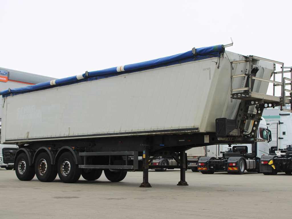 Schmitz SKI 24 SL 10.5, AXLES 9t, 49m³, LIFTING AXLE, ALUMINUM BODY - Kallur-poolhaagis: pilt 2 Schmitz SKI 24 SL 10.5, AXLES 9t, 49m³, LIFTING AXLE, ALUMINUM BODY - Kallur-poolhaagis: pilt 2