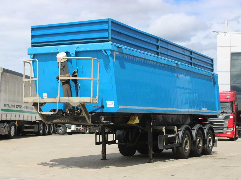 Schwarzmüller KIS 3/E, 2X LIFT AXLE, SAF, 46m³ - Kallur-poolhaagis: pilt 1 Schwarzmüller KIS 3/E, 2X LIFT AXLE, SAF, 46m³ - Kallur-poolhaagis: pilt 1