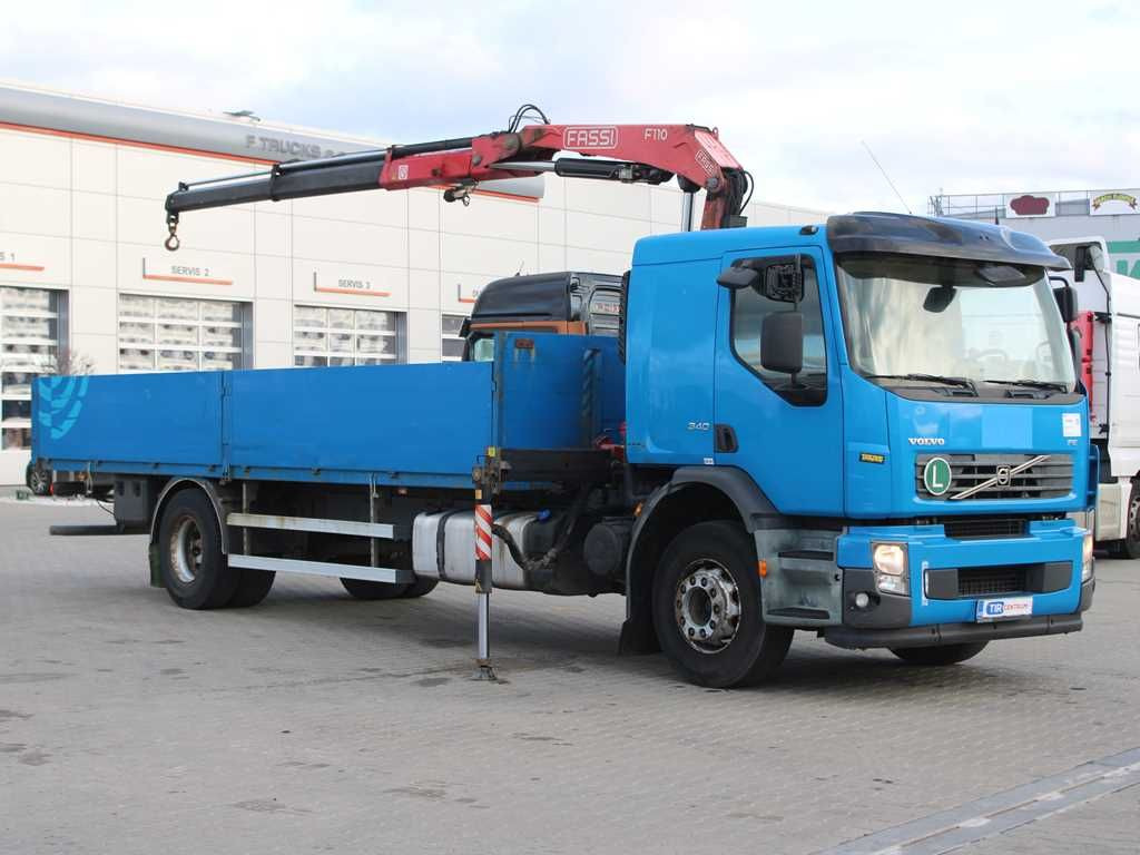 Volvo FE S 340 42R, EURO 5, CRANE FASSI F110A.22 - Madelveok/ Platvormveok, Kraanaga veoauto: pilt 2 Volvo FE S 340 42R, EURO 5, CRANE FASSI F110A.22 - Madelveok/ Platvormveok, Kraanaga veoauto: pilt 2