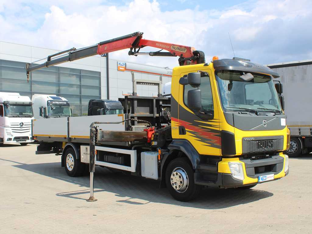 Volvo FL 250, EURO 6, SIDES, CAMERA, HYDRAULIC ARM PALFINGER PK 9002 EH - Madelveok/ Platvormveok, Kraanaga veoauto: pilt 3 Volvo FL 250, EURO 6, SIDES, CAMERA, HYDRAULIC ARM PALFINGER PK 9002 EH - Madelveok/ Platvormveok, Kraanaga veoauto: pilt 3