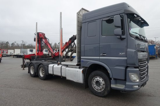 DAF FAT XF 510 mit Penz Ladekran 15Z8.70 inkl. Holzgreifer 6x4 - Metsaveok: pilt 3 DAF FAT XF 510 mit Penz Ladekran 15Z8.70 inkl. Holzgreifer 6x4 - Metsaveok: pilt 3