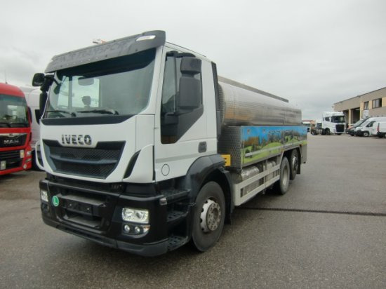 Iveco Stralis AD 260 SYS Milchtankwagen, Tankaufbau, ,Lenkachse + Liftachse, Retarder, 3 Kammern zu 5300l - Tsisternauto: pilt 1 Iveco Stralis AD 260 SYS Milchtankwagen, Tankaufbau, ,Lenkachse + Liftachse, Retarder, 3 Kammern zu 5300l - Tsisternauto: pilt 1
